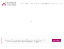 Tablet Screenshot of diamondlotusreiki.com